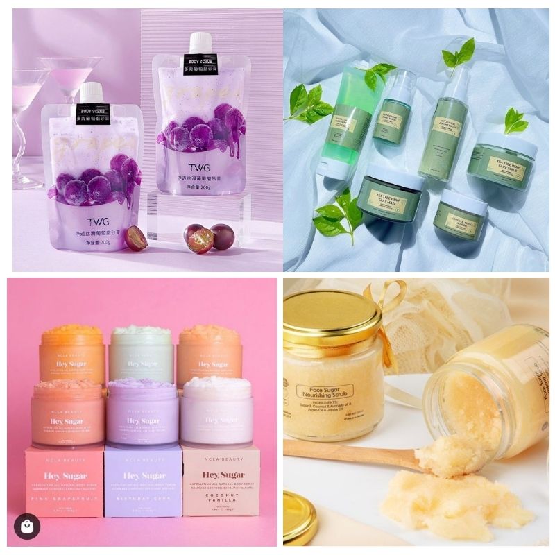 Công thức mỹ phẩm làm tẩy tế bào da chết