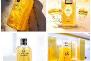 Gia công sữa tắm vàng nguyên chất – Sữa tắm vàng 24k
