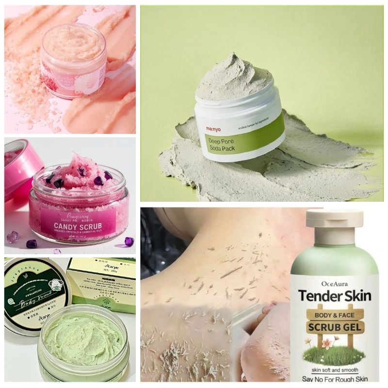 Gia công kem tẩy da chết body