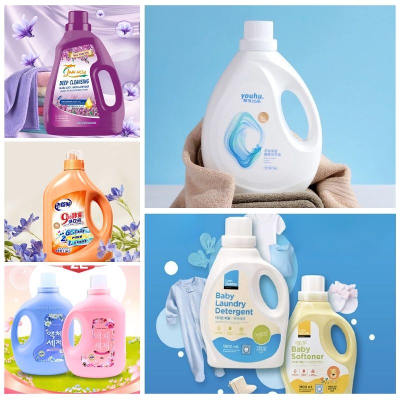 Gia công nước xả mềm vải