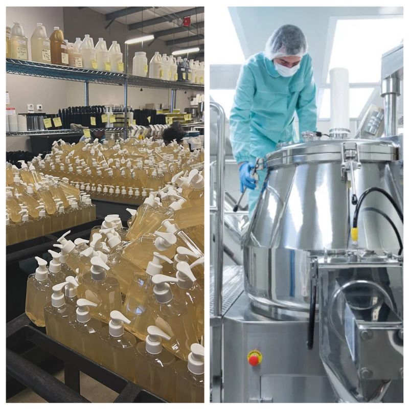 Gia công sữa tắm trị mụn lưng