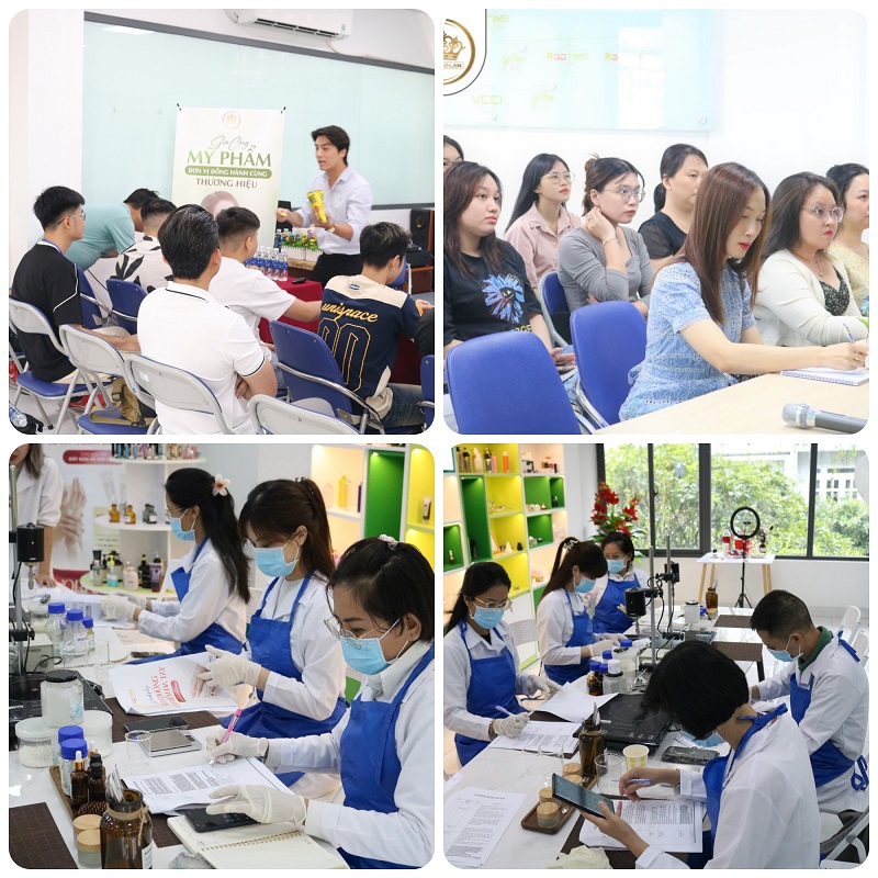 Học làm mỹ phẩm chuyển giao công thức mỹ phẩm