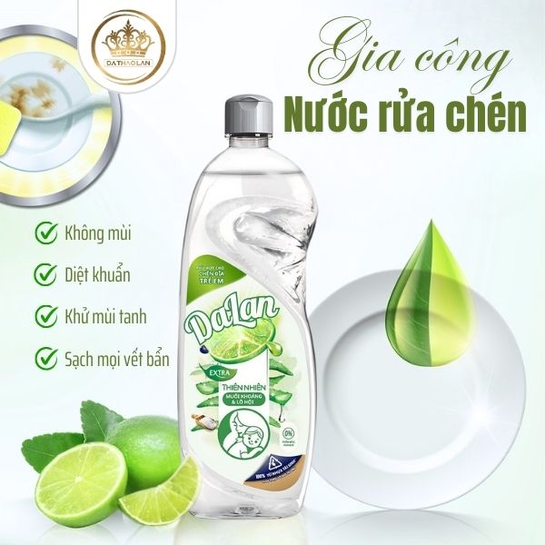 Gia công nước rửa chén gia dụng