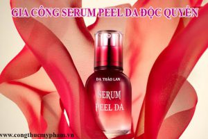 Gia công serum peel da- Gia công mỹ phẩm độc quyền- Serum peel da