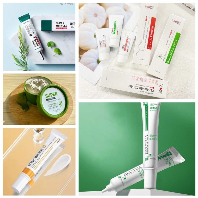 Gia công kem chấm mụn trọn gói 