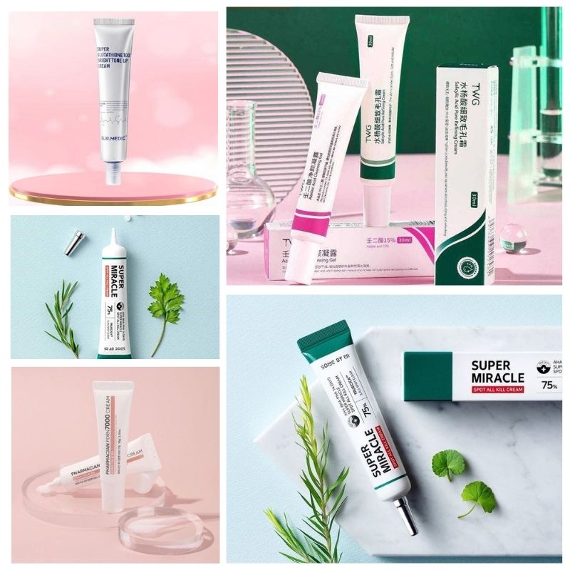 Gia công kem chấm mụn độc quyền 