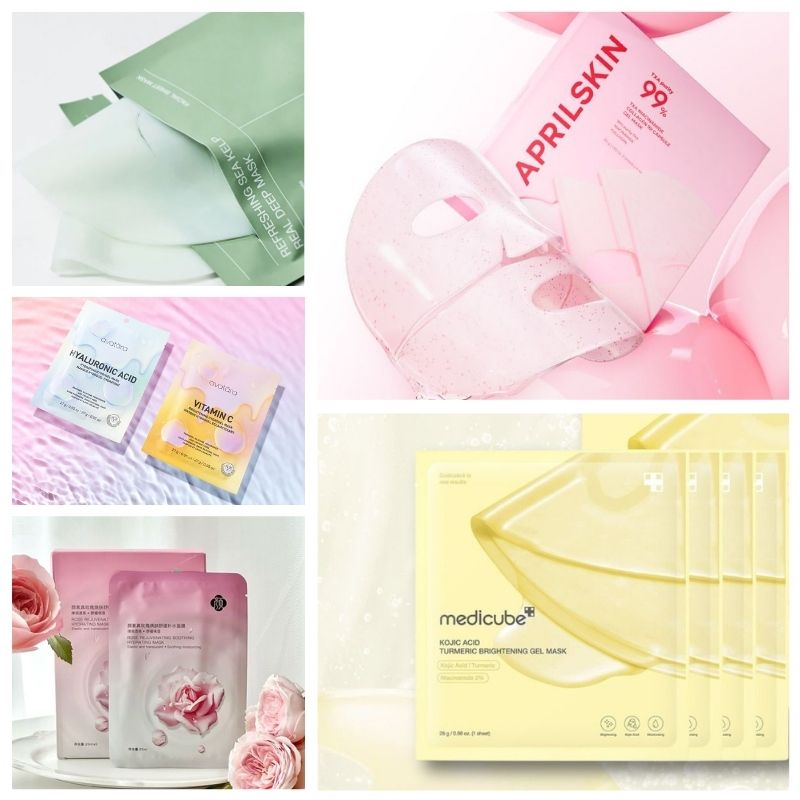 Gia công mặt nạ giấy ngăn ngừa mụn độc quyền 