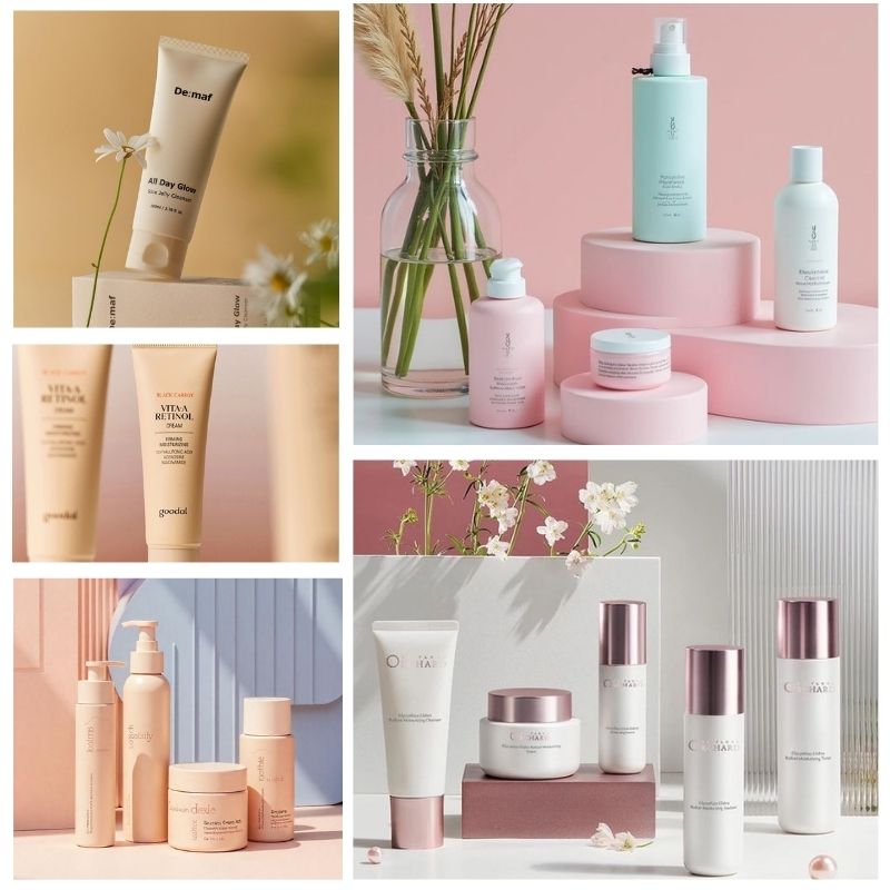 gia công kem tắm trắng đào