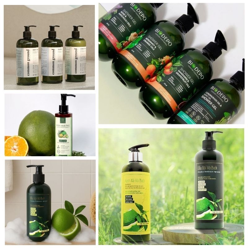 Gia công dầu gội bưởi