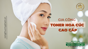 Gia công toner hoa cúc cao cấp tại Nhà máy sản xuất gia công mỹ phẩm Dạ Thảo Lan