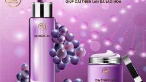 Gia công lotion tế bào gốc nho và thực vật giúp cải thiện làn da lão hoá