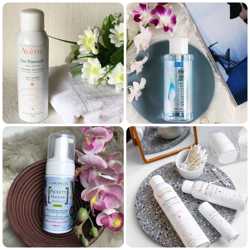 xịt khoáng kiềm dầu