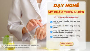 Dạy nghề mỹ phẩm thiên nhiên tại Hà Nội và TP. Hồ Chí Minh