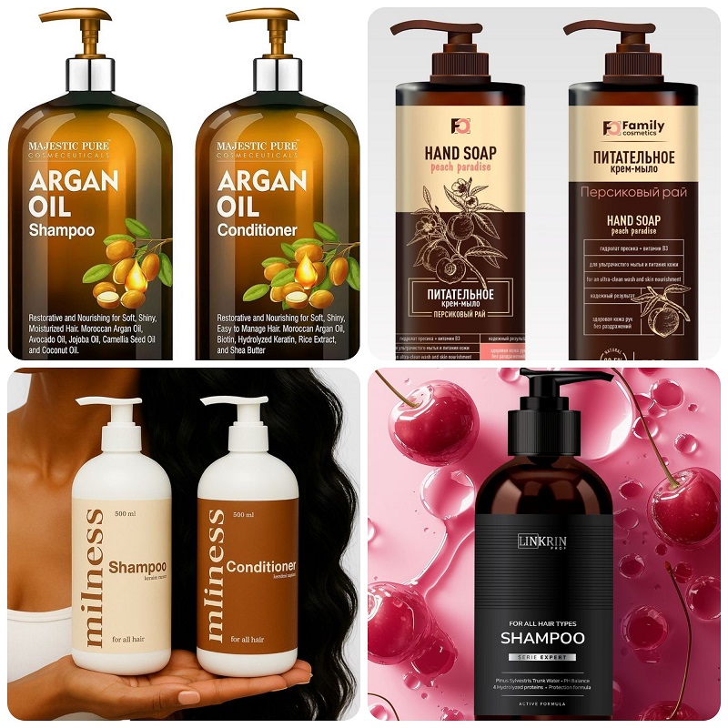 Gia công dầu gội mượt tóc