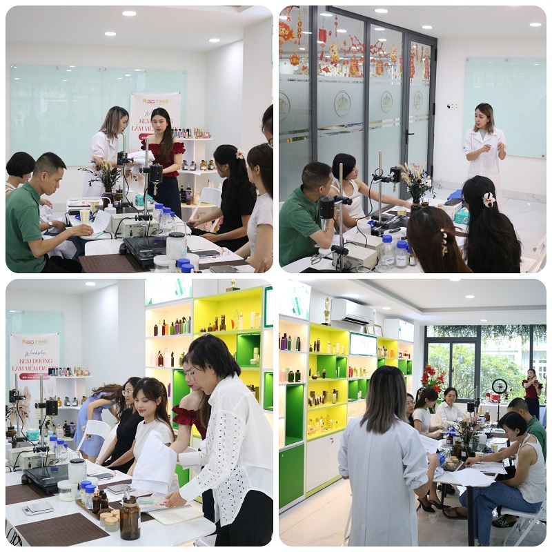 Học làm mỹ phẩm