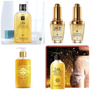 Gia Công Gel Tắm Vàng 24K Số Lượng Ít