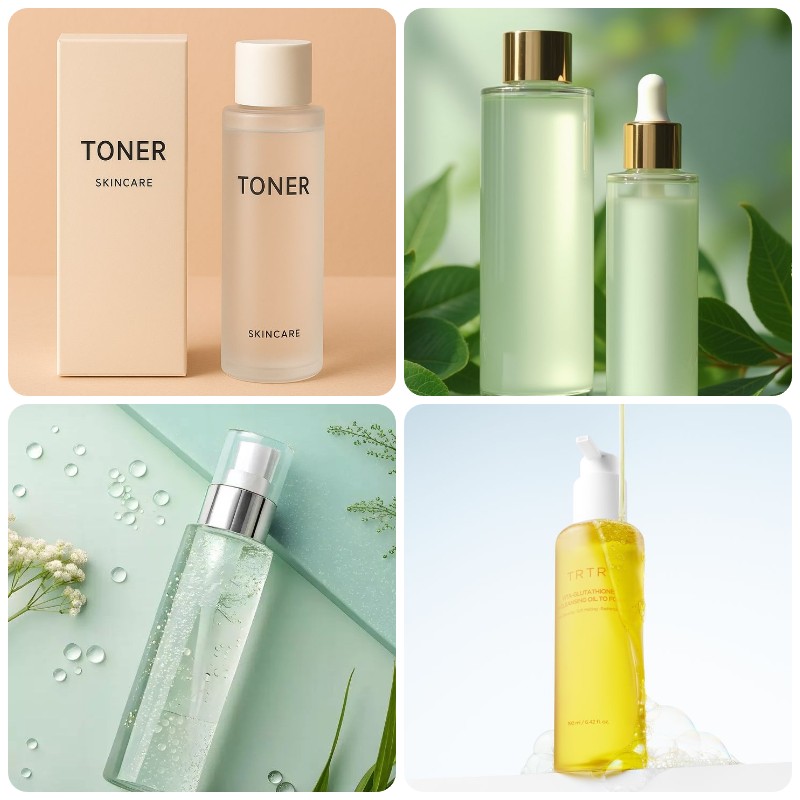 Gia Công Toner Trắng Da