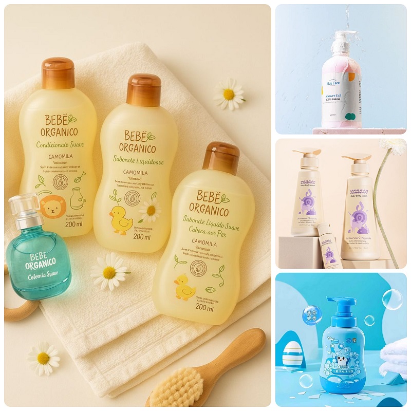 Gia Công Sữa Tắm Cho Bé