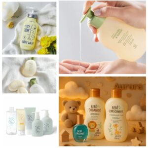 ia công sữa tắm trẻ em tại Hazel