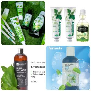 gia công nước súc miệng thảo dược
